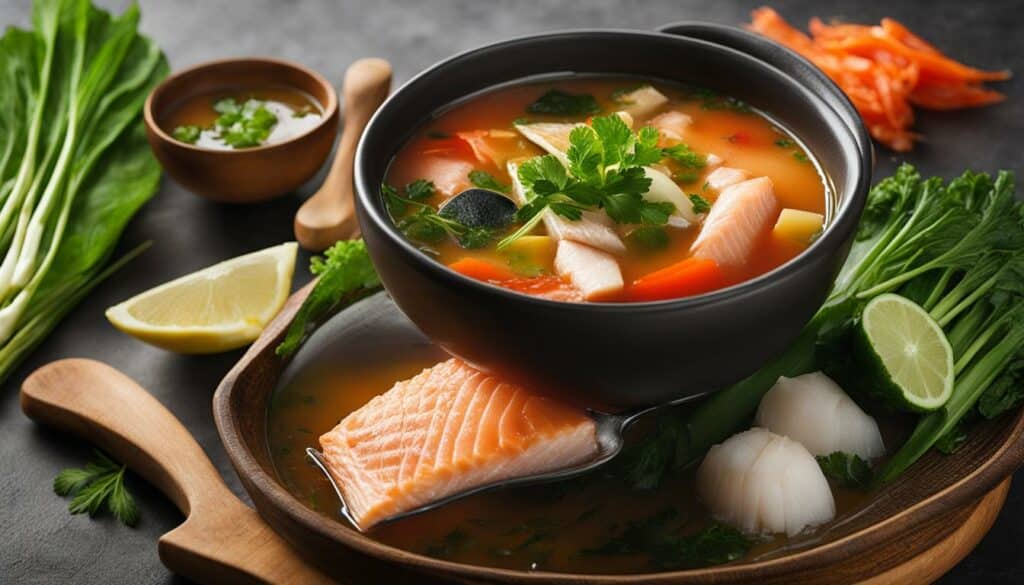 healthy fish soup