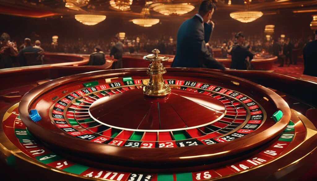 roulette bets table