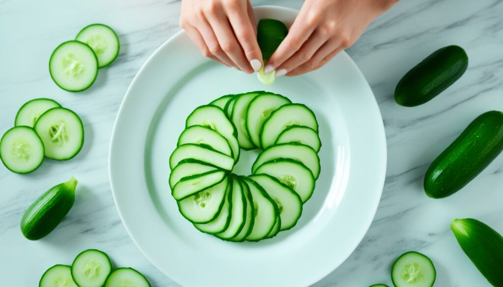 cucumber mask for glowing skin